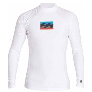 Billabong all day wave white rash guard 50 UPF